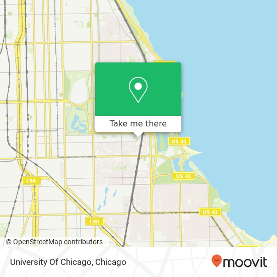 Mapa de University Of Chicago