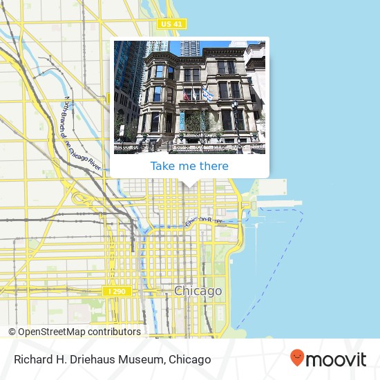 Richard H. Driehaus Museum map