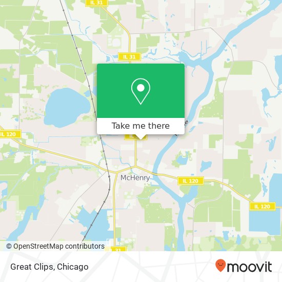 Great Clips map