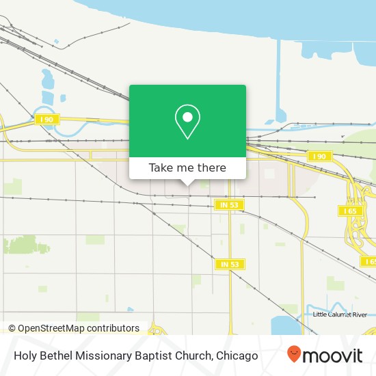 Holy Bethel Missionary Baptist Church map