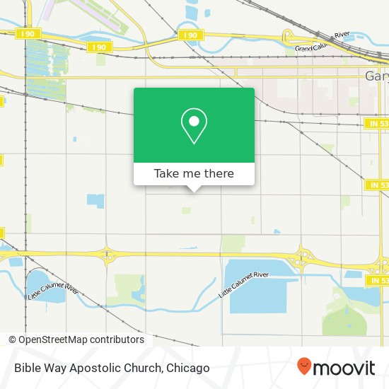 Mapa de Bible Way Apostolic Church