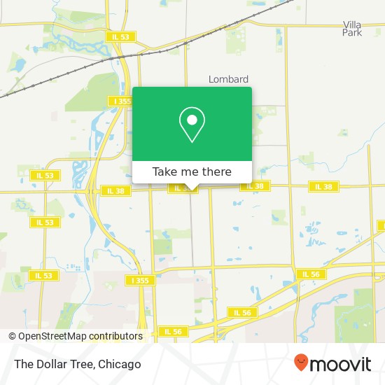 The Dollar Tree map