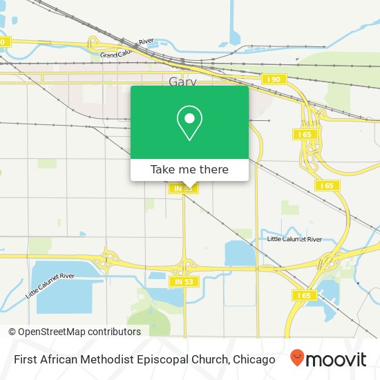 First African Methodist Episcopal Church map