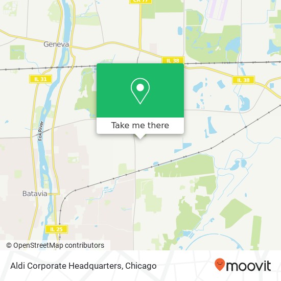 Aldi Corporate Headquarters map