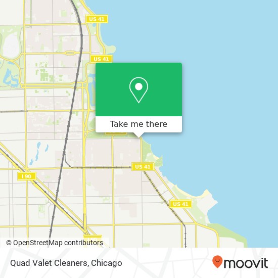 Quad Valet Cleaners map