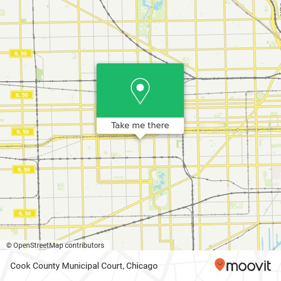 Cook County Municipal Court map