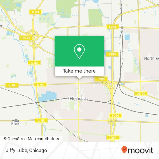 Jiffy Lube map