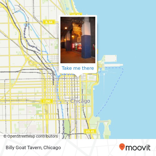 Mapa de Billy Goat Tavern