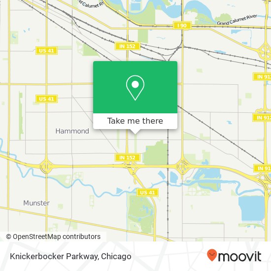 Knickerbocker Parkway map