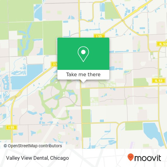 Valley View Dental map