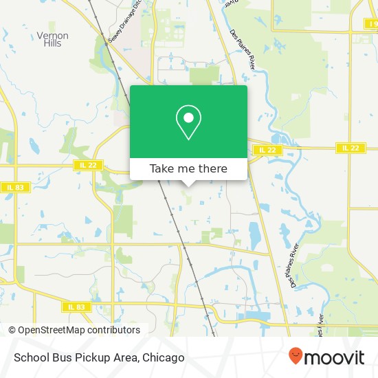 School Bus Pickup Area map