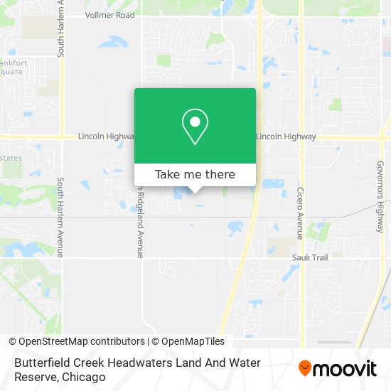 Butterfield Creek Headwaters Land And Water Reserve map