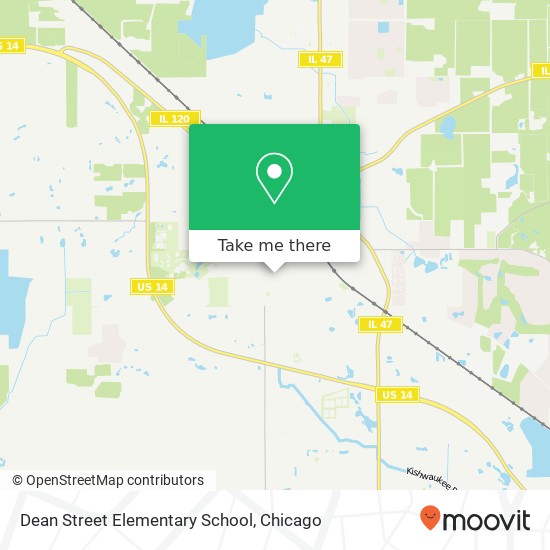 Mapa de Dean Street Elementary School