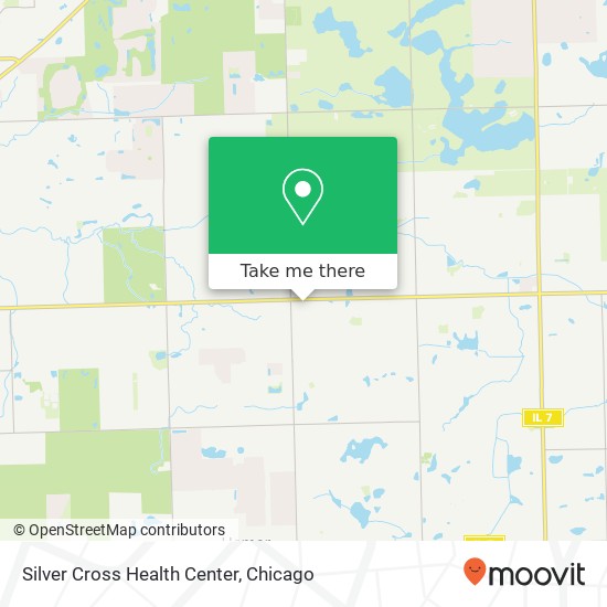 Mapa de Silver Cross Health Center