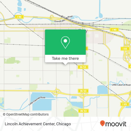 Mapa de Lincoln Achievement Center