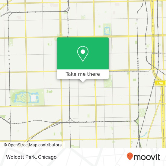 Wolcott Park map