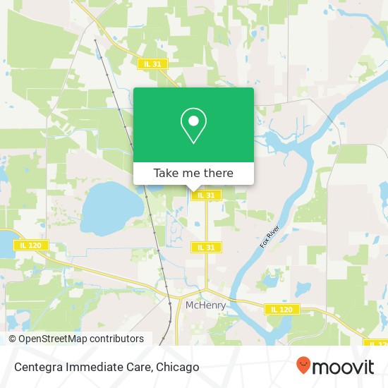 Centegra Immediate Care map