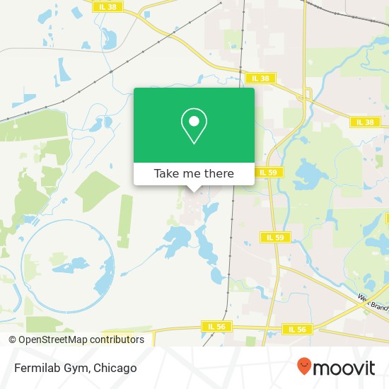 Mapa de Fermilab Gym