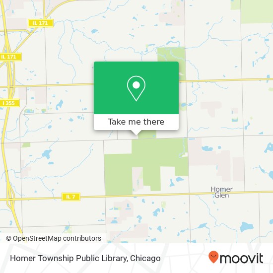 Mapa de Homer Township Public Library