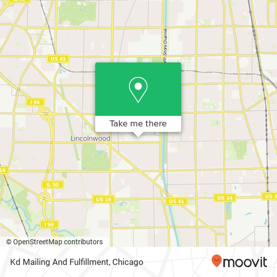 Kd Mailing And Fulfillment map
