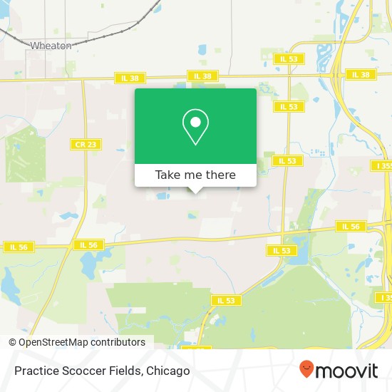 Mapa de Practice Scoccer Fields