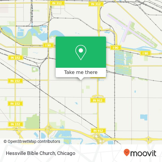 Hessville Bible Church map
