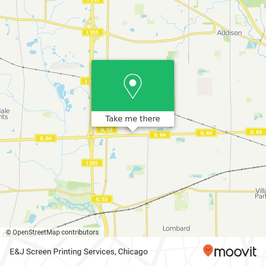 E&J Screen Printing Services map