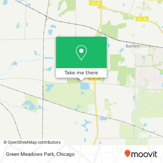 Mapa de Green Meadows Park