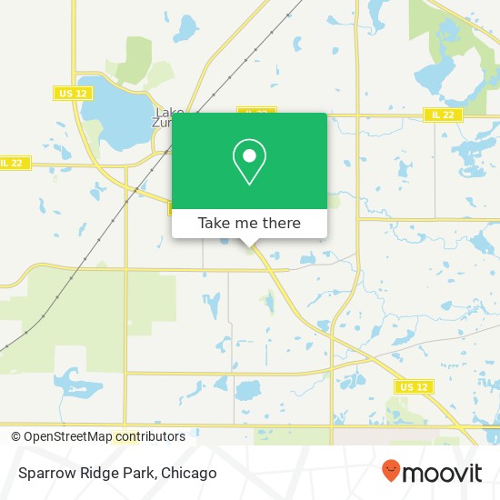 Sparrow Ridge Park map