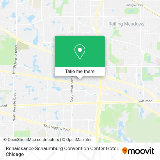 Renaissance Schaumburg Convention Center Hotel map