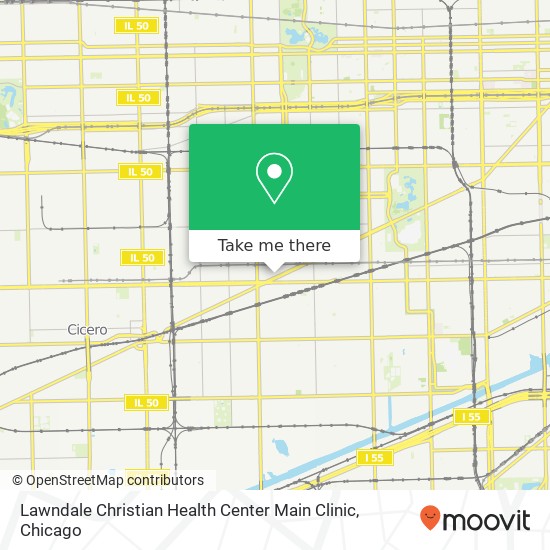 Mapa de Lawndale Christian Health Center Main Clinic