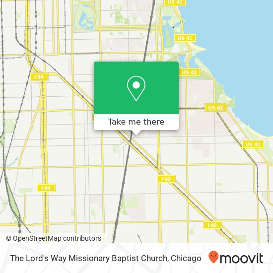 Mapa de The Lord's Way Missionary Baptist Church
