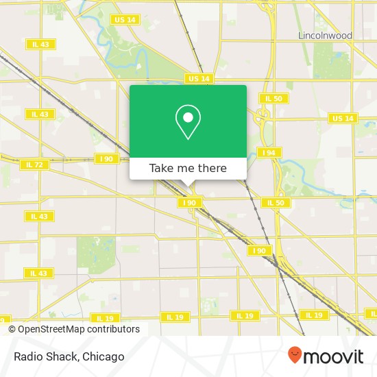 Radio Shack map