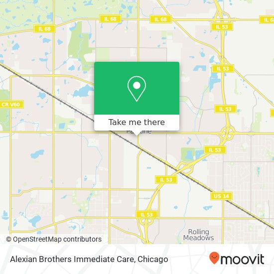 Alexian Brothers Immediate Care map