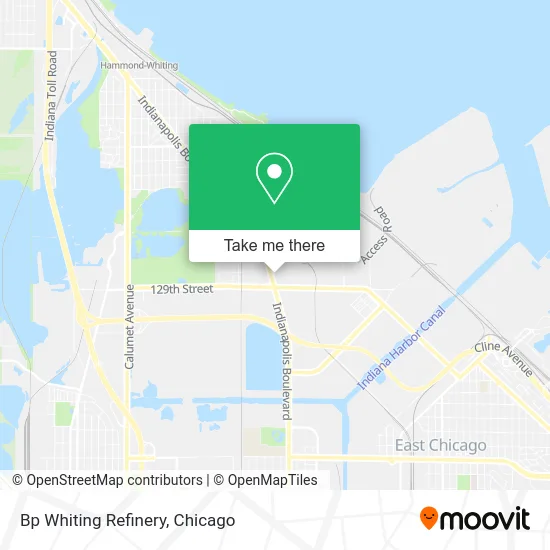 Bp Whiting Refinery map