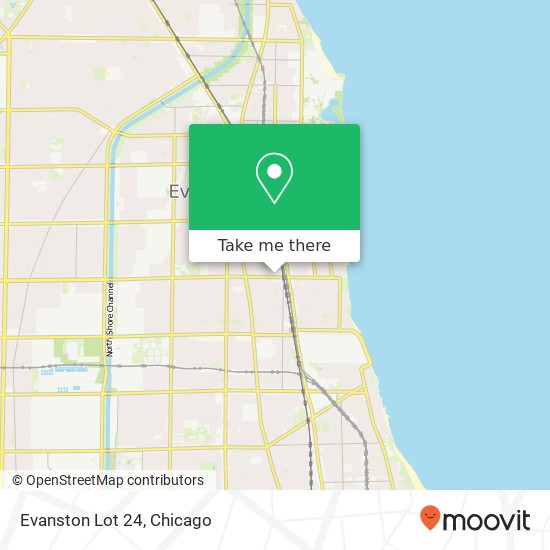Mapa de Evanston Lot 24