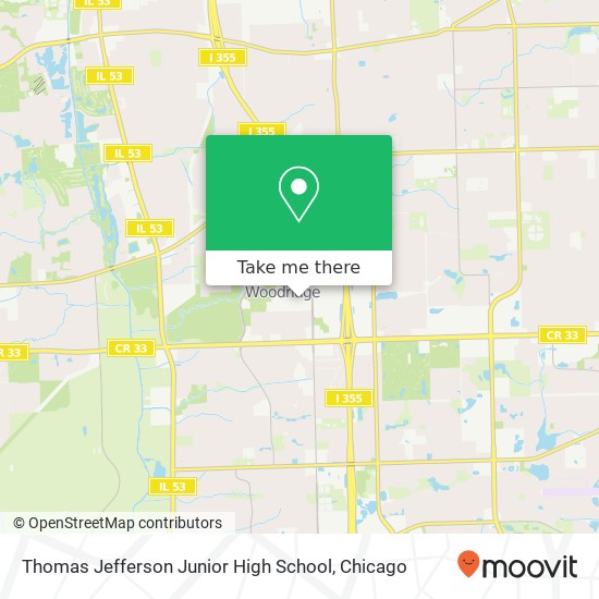 Mapa de Thomas Jefferson Junior High School