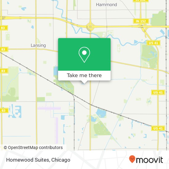 Homewood Suites map