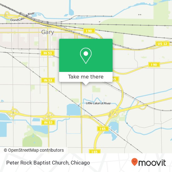 Peter Rock Baptist Church map