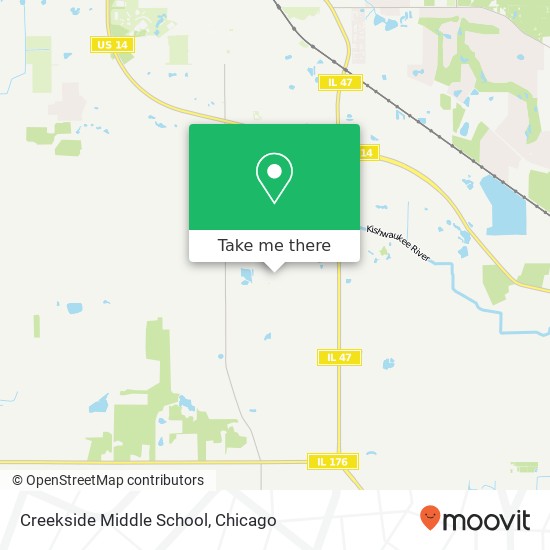 Mapa de Creekside Middle School