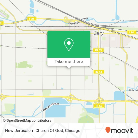 New Jerusalem Church Of God map