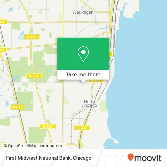 First Midwest National Bank map