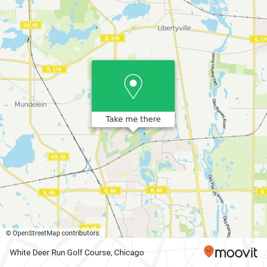 Mapa de White Deer Run Golf Course