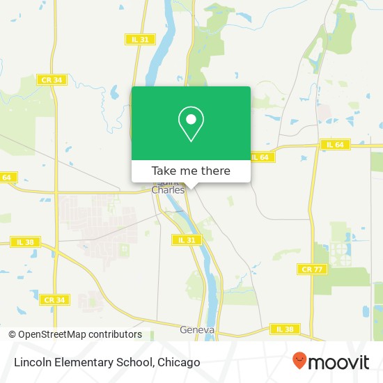 Lincoln Elementary School map