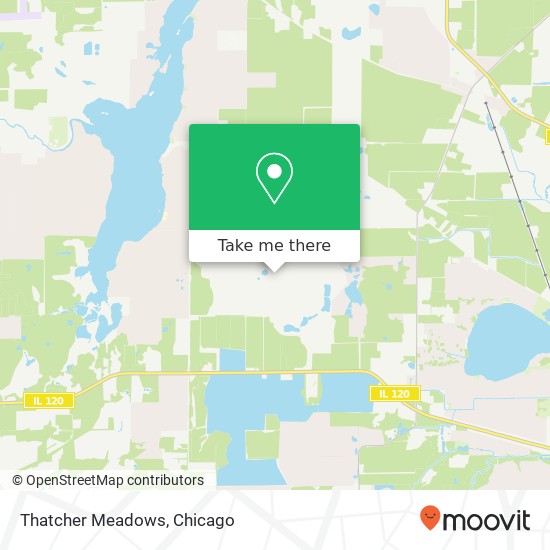 Mapa de Thatcher Meadows