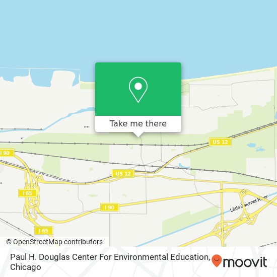 Paul H. Douglas Center For Environmental Education map