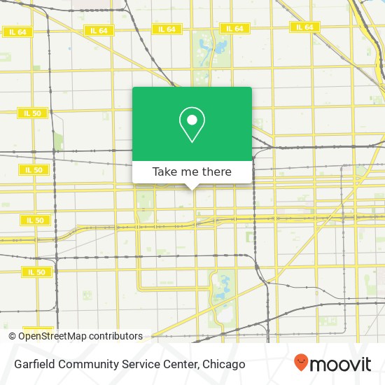 Garfield Community Service Center map