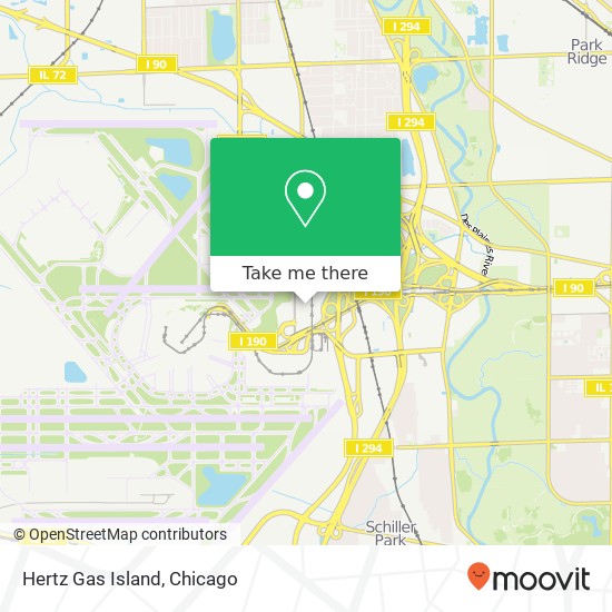 Hertz Gas Island map