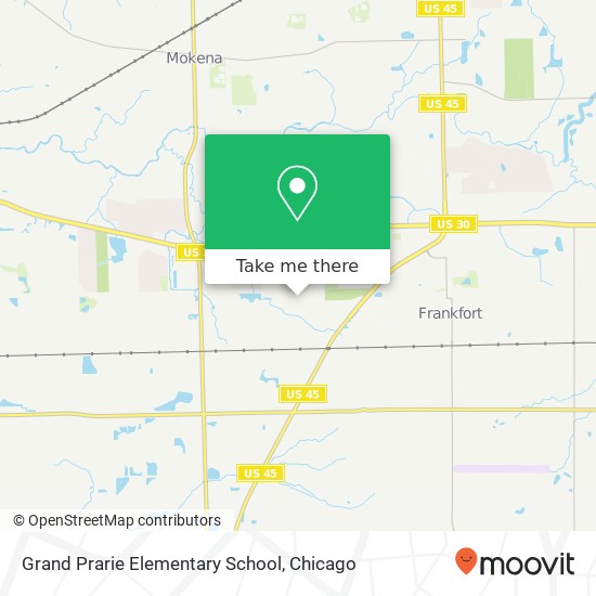 Grand Prarie Elementary School map