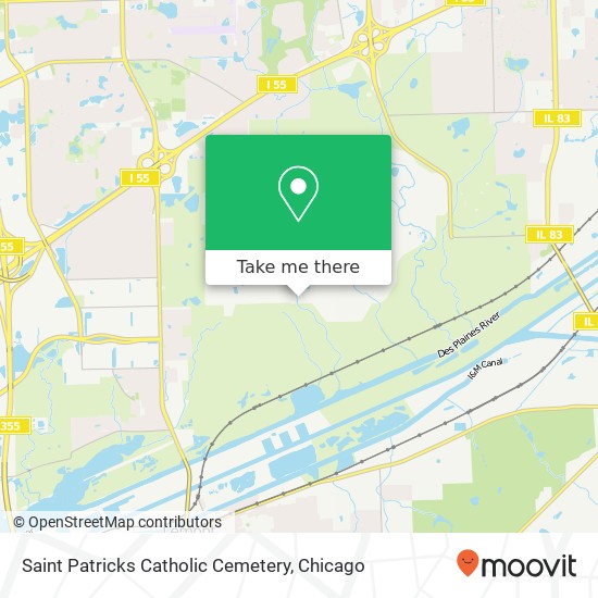 Saint Patricks Catholic Cemetery map